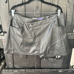 Future collective pleather skirt